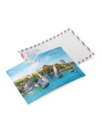Gold Metallic Foil Postcard Printing
